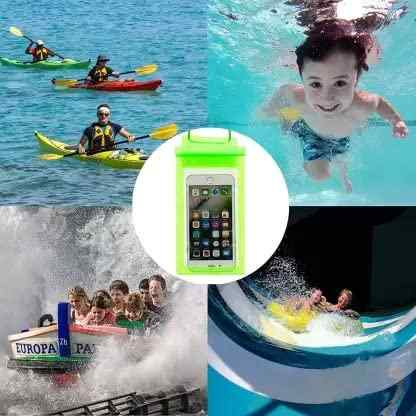 Mobile Waterproof Pouch Cell Phone case All Mobile Phones, Swimming Underwater (Waterproof, Silicon)