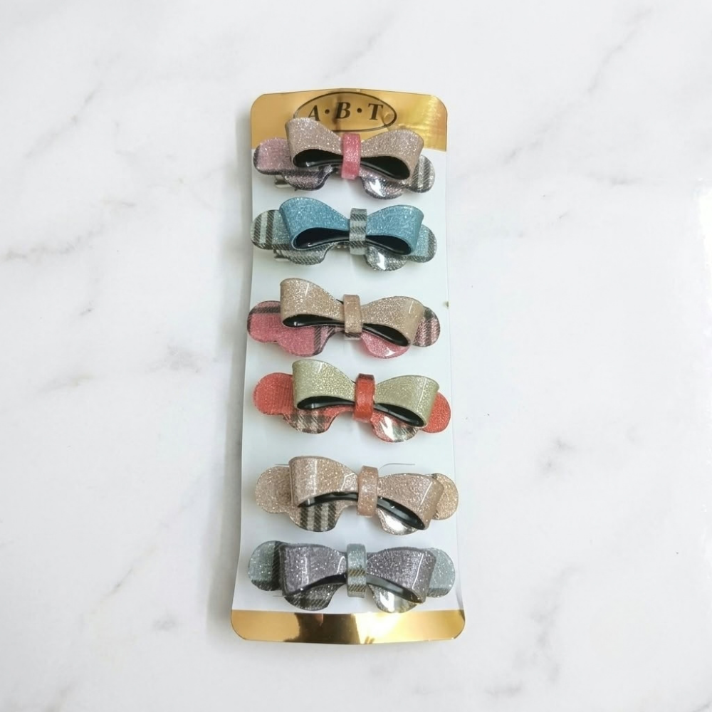 Bow Barrettes Hair Clips